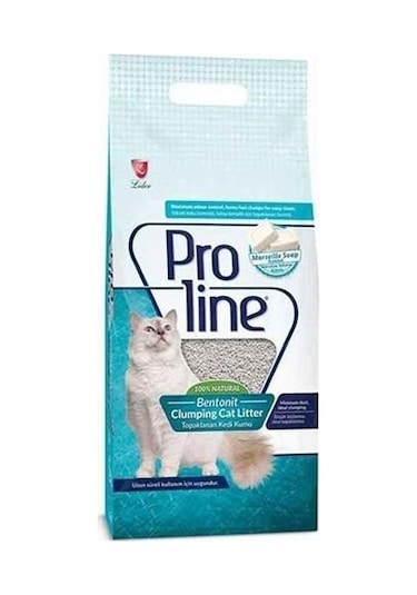 Proline Marsilya Sabunlu Topaklaşan İnce Bentonit Kedi Kumu 20 L