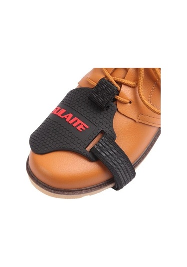 Primepickings Sulaıte Gt-108 Motosiklet Vites Dişli Ayakkabı Tutkal Koruyucu Kapak, Vites Kolu Ped Vites Kapağı, Siyah Diğer