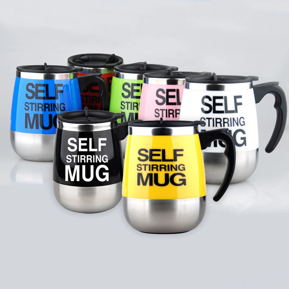 Padalink Otomatik Karıştırıcı 400ml Pembe Kupa - Çay Kahve Süt Karıştırır - Gıda Grubu Çelik - Düğmeye Bas Ve İç Diğer