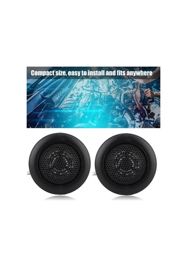 Xindoker 120w 12v Dc Oto Tvitörü - Siyah Plastik Ve Metal Konstrüksiyonlu, 2000-22000hz Frekans Aralığı, Kolay Kurulumlu Araç Ses Sistemi Hoparlörü