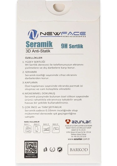 Apple iPhone Uyumlu 17 3d Antistatik Seramik Nano Ekran Koruyucu