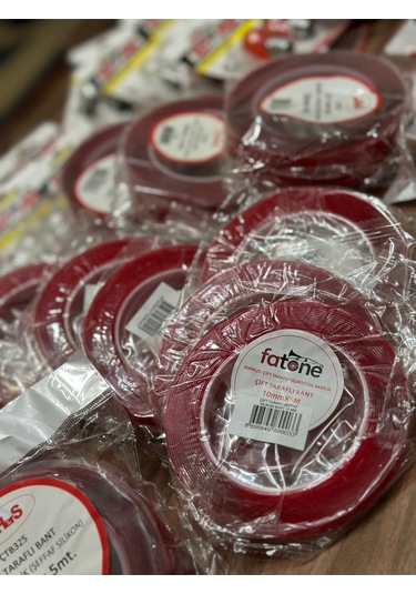 10 Mm Çift Taraflı Şeffaf Silikon Bant