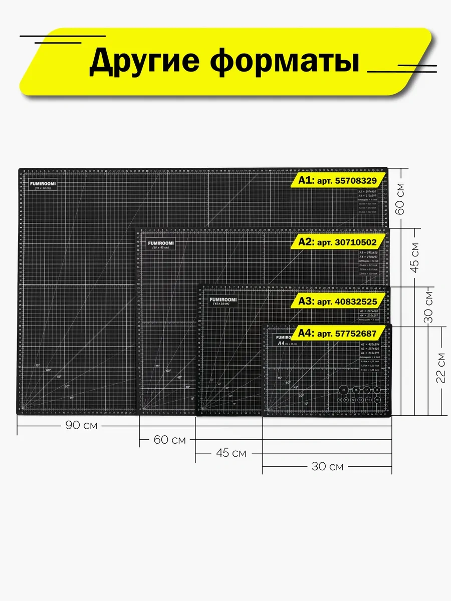Fumıroomı Bıçaklar İçin Paspa/ Kesim Matı 30710502