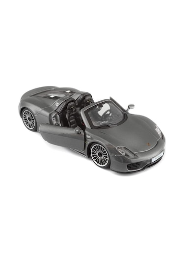 Bburago Porsche 918 Spyder Gri 1 24 Model Araba
