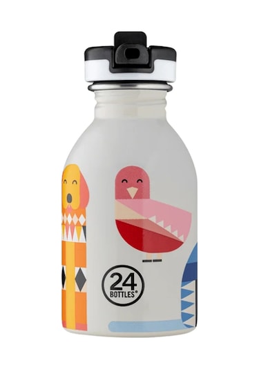 Kids Bottle Best Friends Pipetli Paslanmaz Çelik Çocuk Su Matarası 250 Ml Renkli