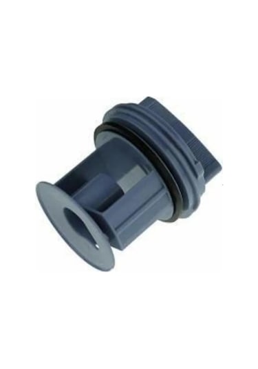 Siemens Wm14y741 Uyumlu Gri Çamaşır Makinesi Pompa Filtre Kapağı - Gri Uyumlu