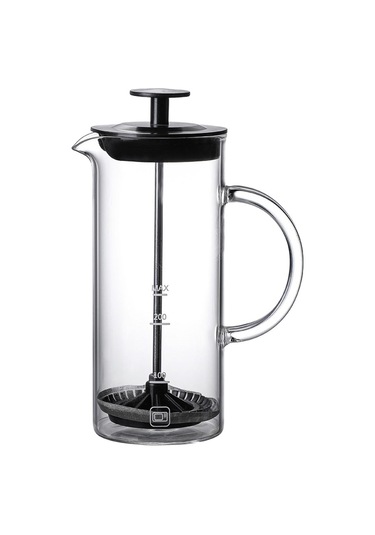 Homyl Fransız Basın Kahve Makinesi Dayanıklı Cam Ev Siyah Siyah