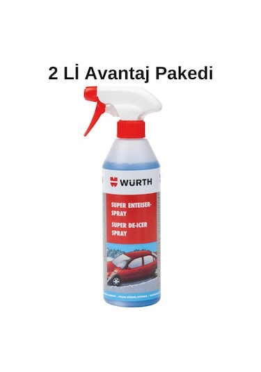 Würth Buz Çözücü Spray 500ml 2 Li Avantajlı Paket