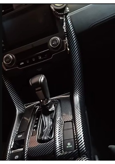 Honda Civic Fc5 Fk7 2016 - 2021 İçin Karbon Fiber Vites Çerçevesi Sağ Sol Direklerde Dahildir