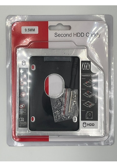 9.5 Mm Ssd Sata Harddisk Kutu Notebook Ssd- Hdd Kızak