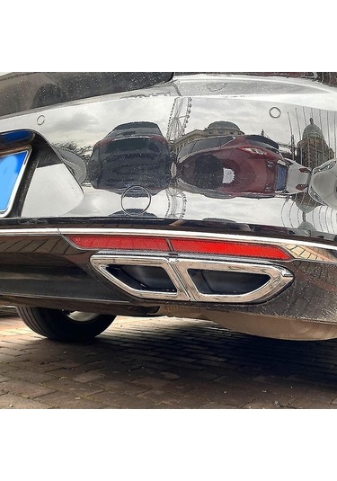 Ulzyvf Passat B8 2016-2019 Egzoz Ağzı Krom Kaplama - Kolay Takılır, Şık Tasarım