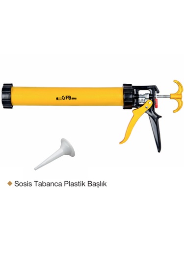 5119 Profesyonel Plastik Gövde Sosis Tabanca 600 Ml