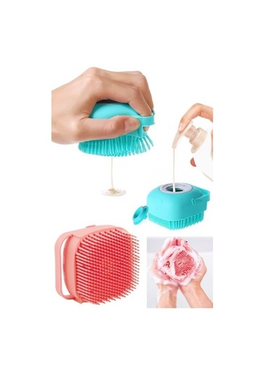 Duş Jeli Hazneli Banyo Masaj Kesesi Renkli