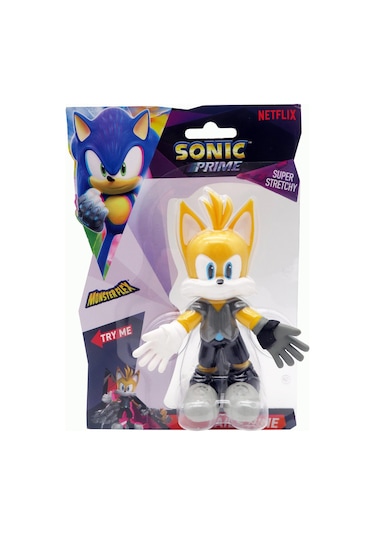 Süper Esnek 14cm. Sonic Prime Figür Seni Bekliyor Ger Ve Bük Sonic