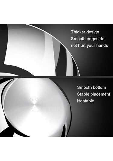 Sones Kacheeg 316 Paslanmaz Çelik Havza Gıda Sınıfı Kalınlaştırılmış Mutfak Yoğurma Havzası, Boyut: 24cm