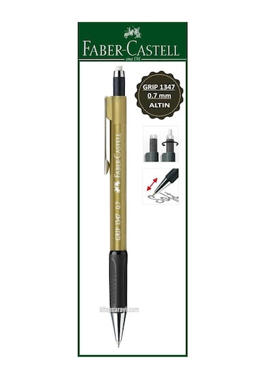 Faber Castell Grip 1347 0.7 Mm Versatil Kalem Altın