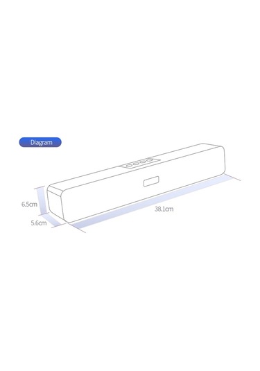 Butu Yındıao A36 ABS Masaüstü Bluetooth Hoparlör