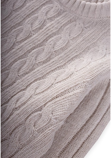 Cigit Saç Örgülü Kazak 1-8 Yaş Taş Taş