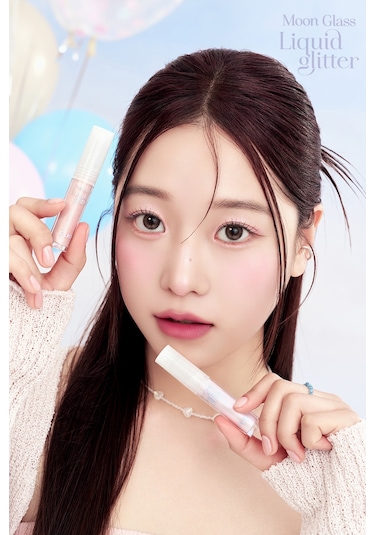 Clio Moon Glass Liquid Glitter Sweet Cloud 03 Violet Topping