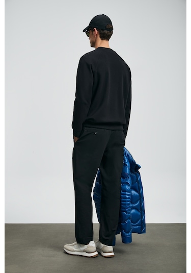 Lufian Grant Erkek Sweatshirt Siyah Siyah 112030179100100 Siyah