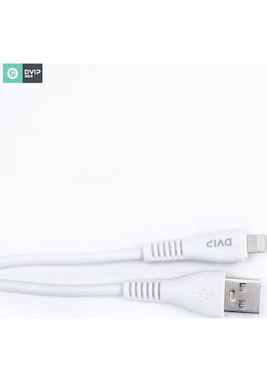 DVIP S11A 6A UsbA to Lightning Hızlı Data ve Şarj Kablosu Beyaz
