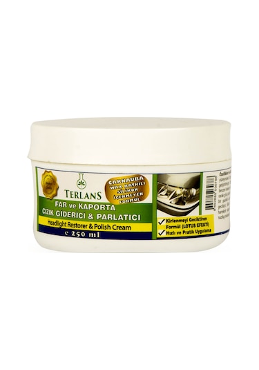 Terlans Uv Korumalı Araç Parlatıcı Koruyucu Vaks 250 ML + Mikrofiber Bez