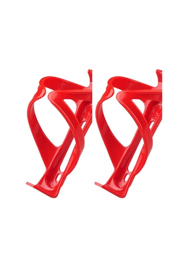 Kırmızı Bisiklet Bisiklet Dağ Yol Bisikleti Su Şişesi Tutucu Kafesleri Raf Montajı Kırmızı