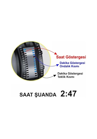 Skmei Led Işıklı Kol Saati
