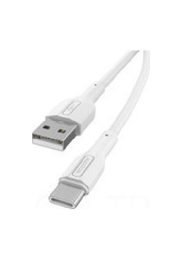Suofeng 1.2m 3.0a Usb Type-c Kablosu - Beyaz, Hızlı Şarj Ve Veri Transferi, 106 Telli Bakır Teli, Pvc Kaplama