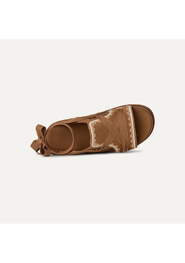 Sandalet Kadın 1175133 Ugg W Goldenstar Hı Artıstıtch Chestnut Multı