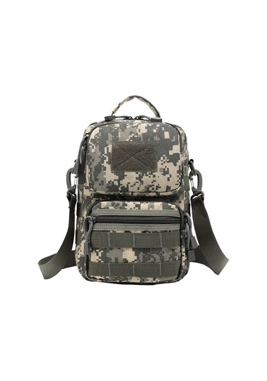 Açık Yürüyüş Tek Omuz Sırt Çantası Kamuflaj Ordu Su Geçirmez