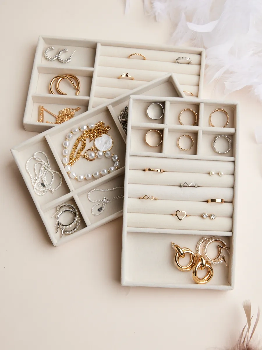 Detente Aksesuar Ve Takı Saklama Standı Organizatörü 459543893 Bej