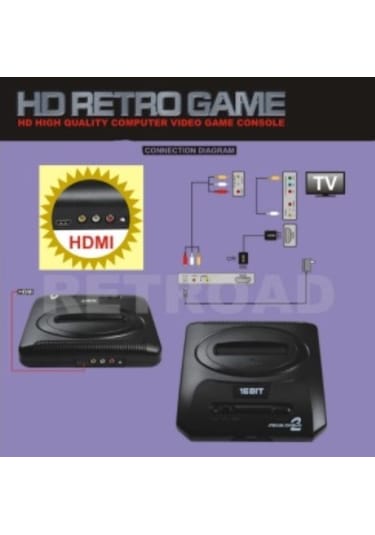 16Bit Hd Oyun Konsolu