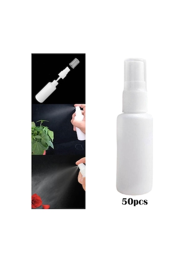 Suntek 50 Adet Temizle Boş Püskürtücü Şişe 30 Ml Parfüm