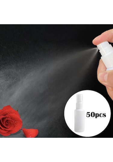 Suntek 50 Adet Temizle Boş Püskürtücü Şişe 30 Ml Parfüm