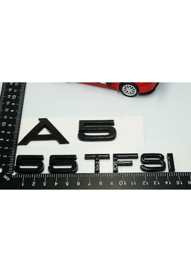 Audi A5 55 Tfsi Parlak Siyah Abs 3m 3d Bagaj Yazı Logo