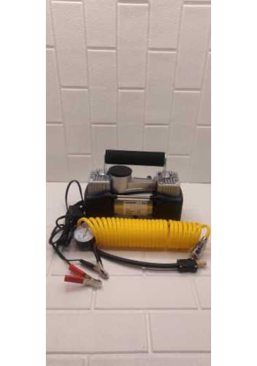 Hava Kompresörü Çift Piston Profesyonel Çantalı Oto Pompa Araç Kompresörü 150 Psi