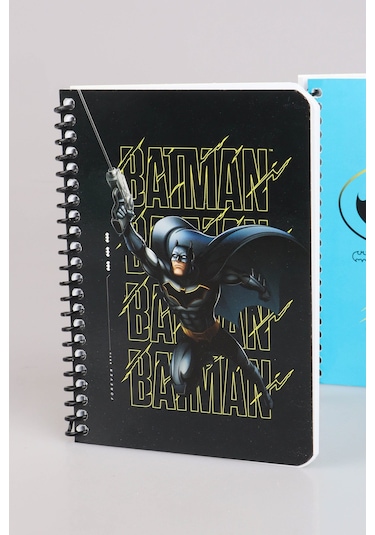 Dekomus İle Lisanslı Batman "tekli" Spırallı A6 80 Yaprak Bloknot