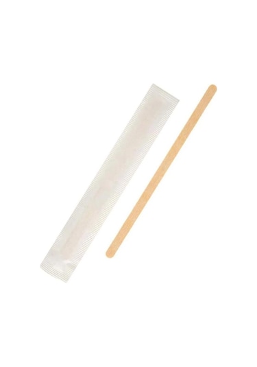Kağıt Sargılı Tahta Karıştırıcı 11 Cm 200 Adet