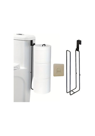 Homyl Tuvalet Kağıdı Tutucusu Banyo Organizasyonu Ofis Yurt Gümüş