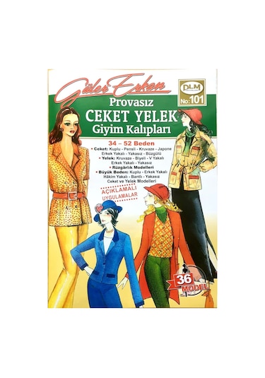 Güler Erkan Provasız Ceket Yelek Giyim Kalıpları