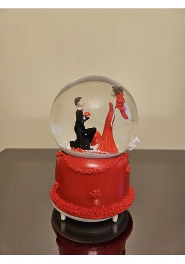Evlilik Teklifi Müzikli Kar Küresi-cengizhan Unaler