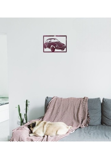 Voswos Desenli Lazer Kesim Metal Tablo