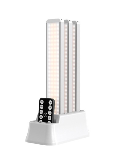 Uzaktan Kumandalı Akıllı 3 Adet Led Işık 3 Renkli 001