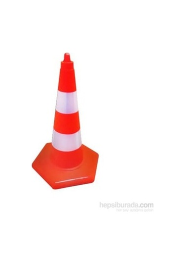 Mfk 90 CM Çift Reflektörlü Kırılmaz Trafik Konisi Duba