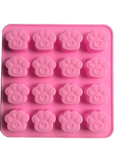 Kurabiye Kalıpları Yeni 16 Delikli Kedi Pençesi Kalıbı Aromaterapi Alçı Kalıbı 1 Adet Diğer