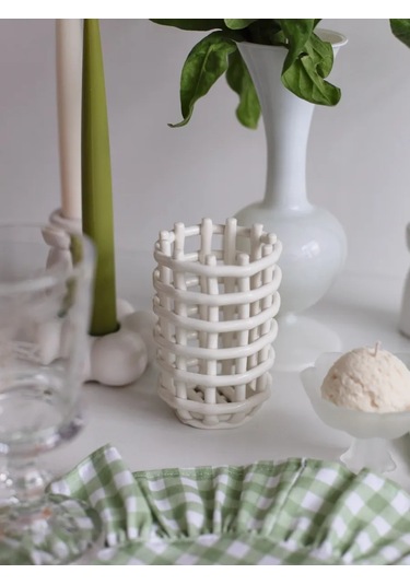 Home Lovers Çatal Bıçak Takımı İçin Seramik Stand 450923081 Sütlü