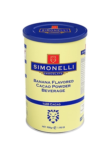 Simonelli Muz Aromalı Sıcak Çikolata İçecek Tozu 900 G