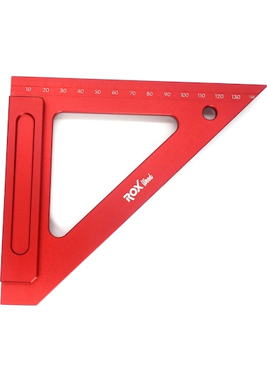 Rox Wood 0013 Aluminyum Üçgen Gönye 150  Mm