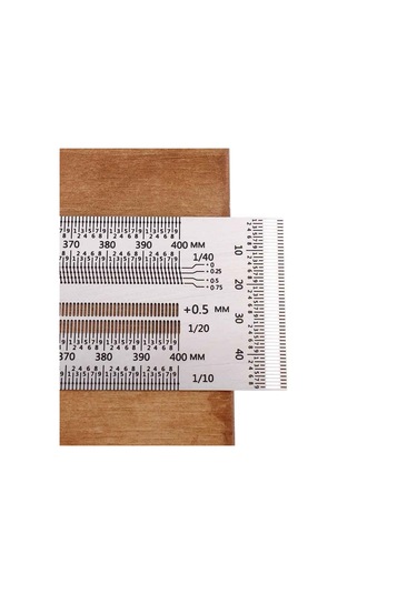 Rox Wood 0090 Hassas İşaretleme Şablon Paslanmaz T Cetvel 300 Mm